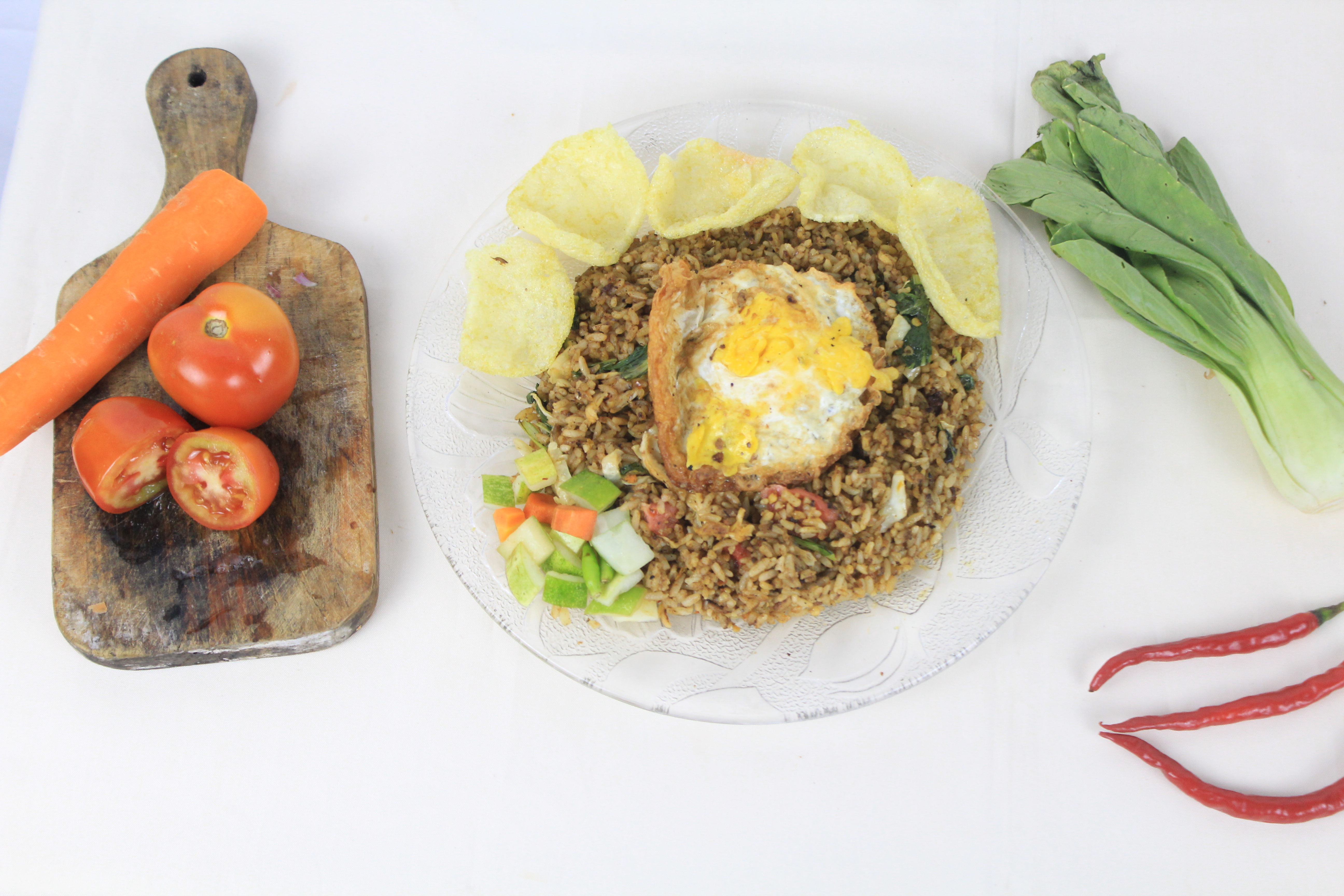 High Angle Shot Nasi Goreng